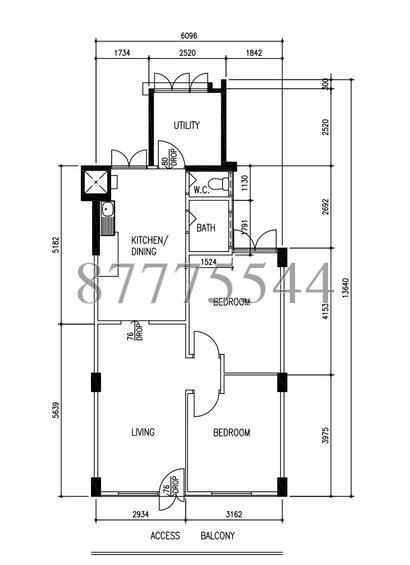 Blk 58 Marine Terrace (Marine Parade), HDB 3 Rooms #140194502